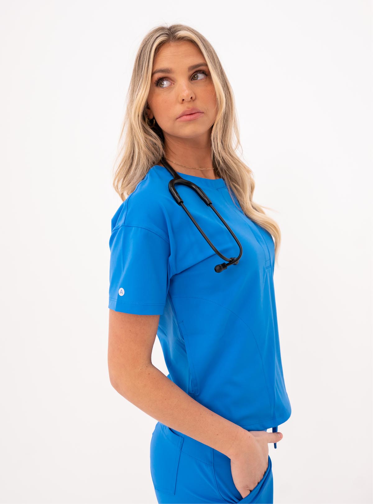 Kenzie™ Two-Pocket Scrub Top