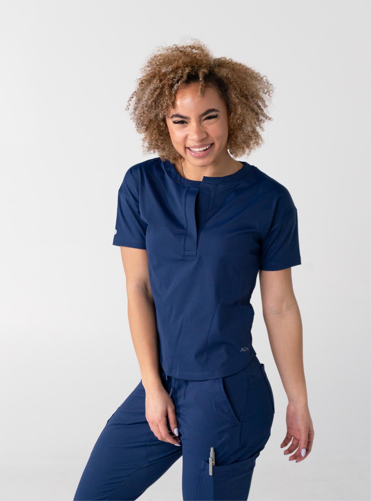 Kenzie™ Two-Pocket Scrub Top