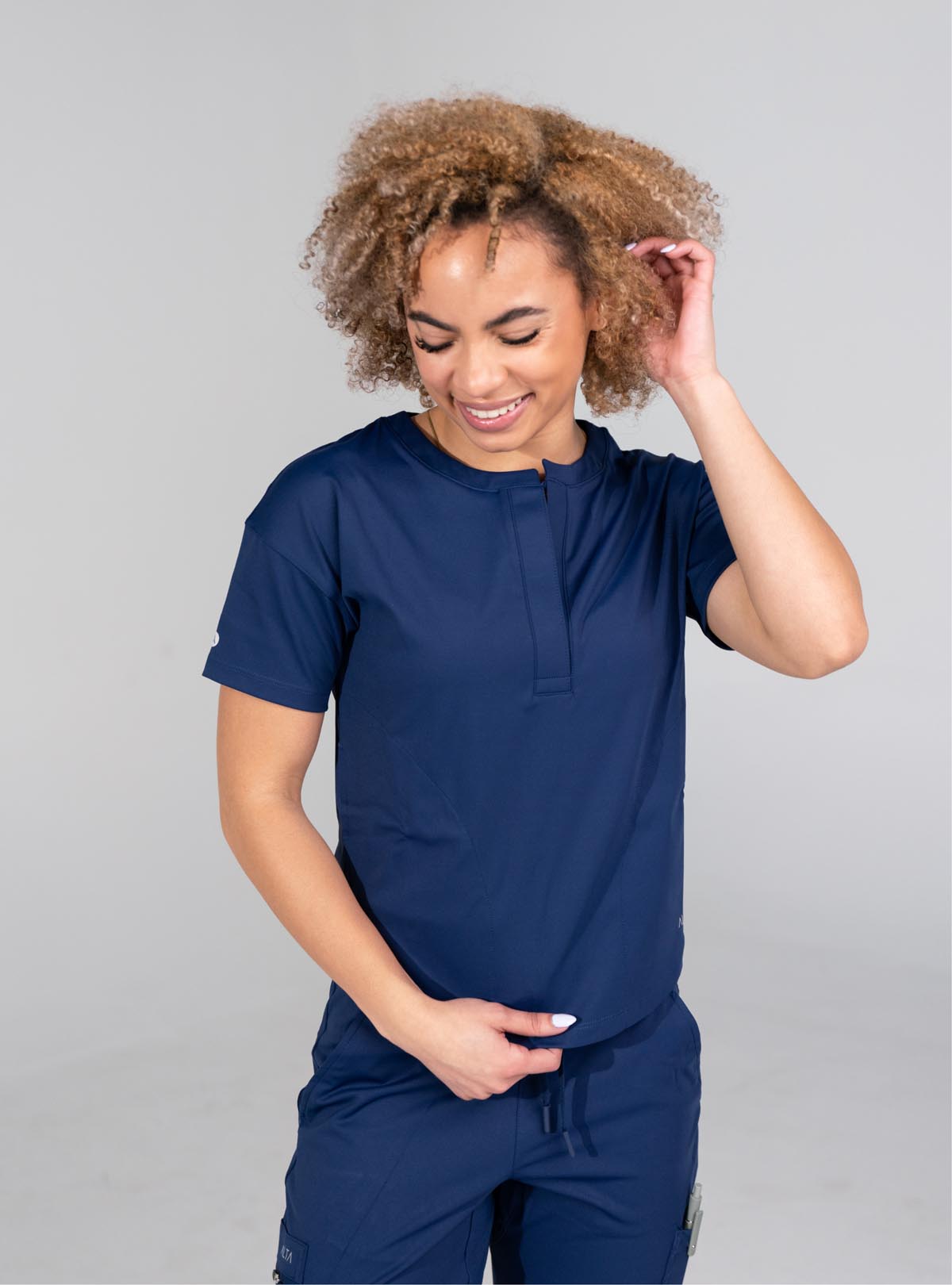 Kenzie™ Two-Pocket Scrub Top