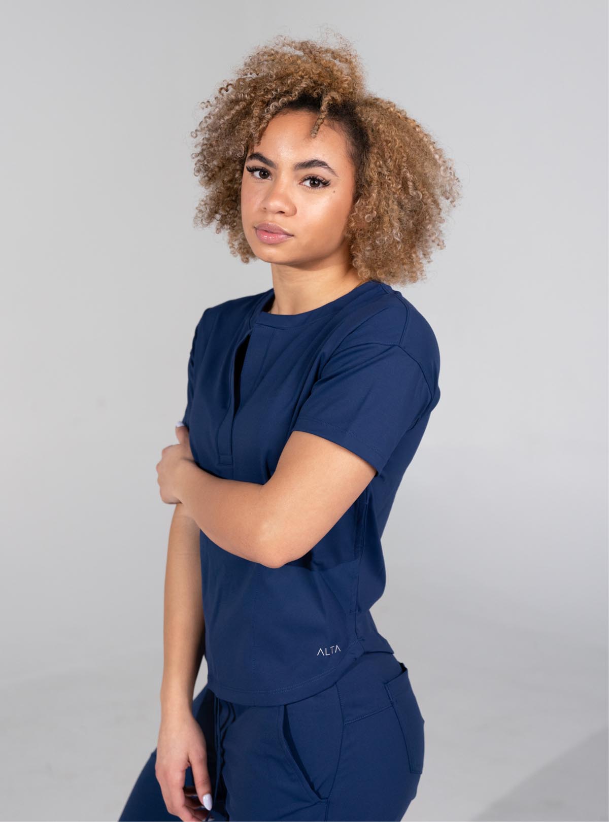 Kenzie™ Two-Pocket Scrub Top