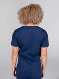 Kenzie™ Two-Pocket Scrub Top - Navy