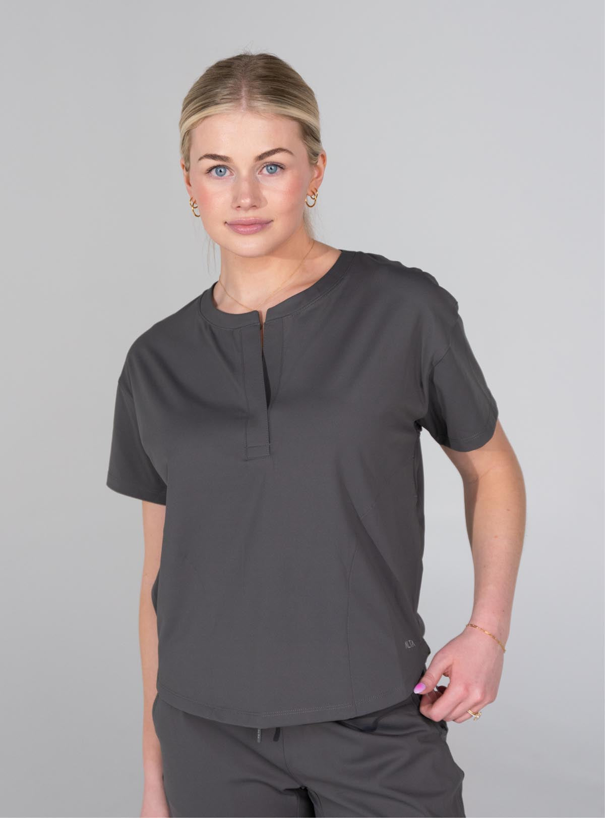 Kenzie™ Two-Pocket Scrub Top