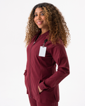 Kelly™ Performance Scrub Jacket - Burgundy