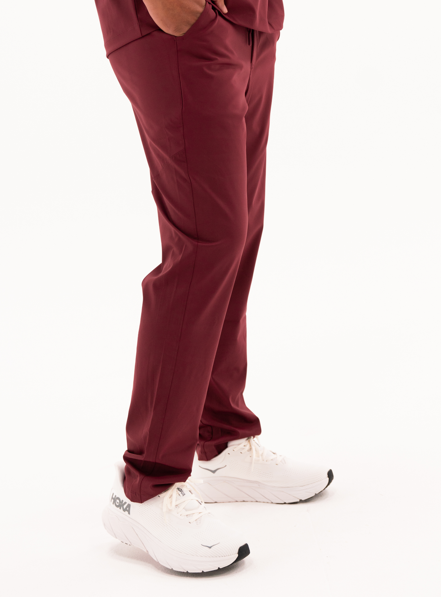 Isaac™ Straight-Leg Scrub Pant - Burgundy