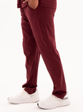 Isaac™ Straight-Leg Scrub Pant - Burgundy