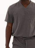 Kota™ V-Neck Scrub Top - Grey