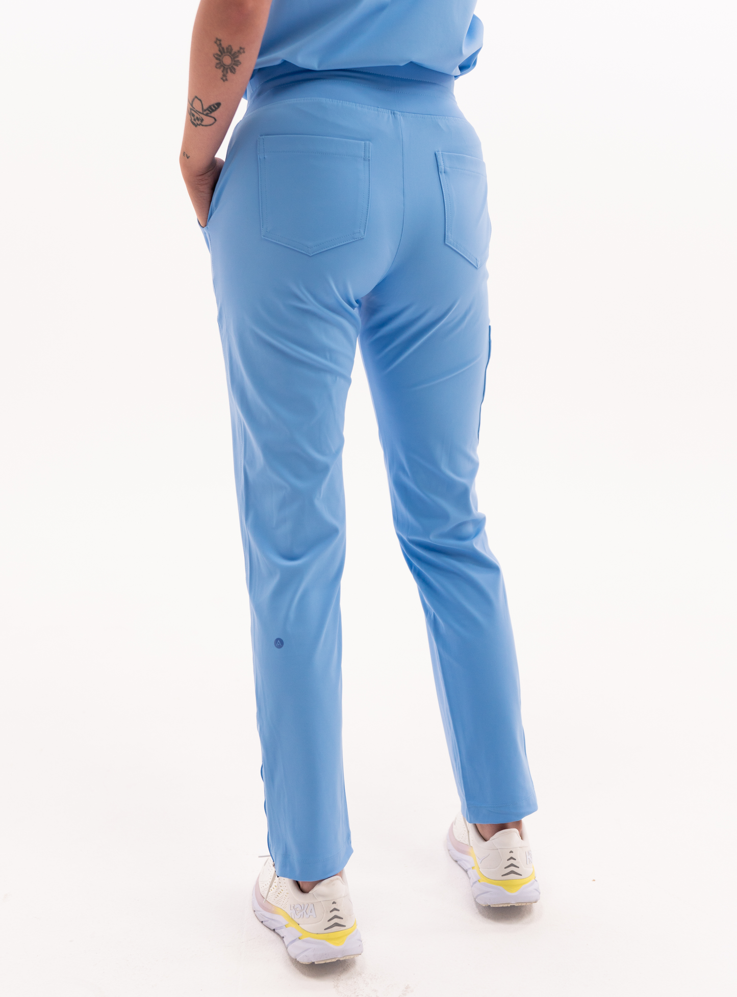 Macee™ Straight Leg Scrub Pant - Ceil Blue