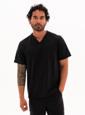 Kota™ V-Neck Scrub Top - Black