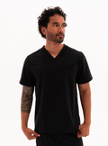 Kota™ V-Neck Scrub Top - Black