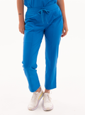 Maggie™ Tapered Crop Scrub Pant - Royal Blue