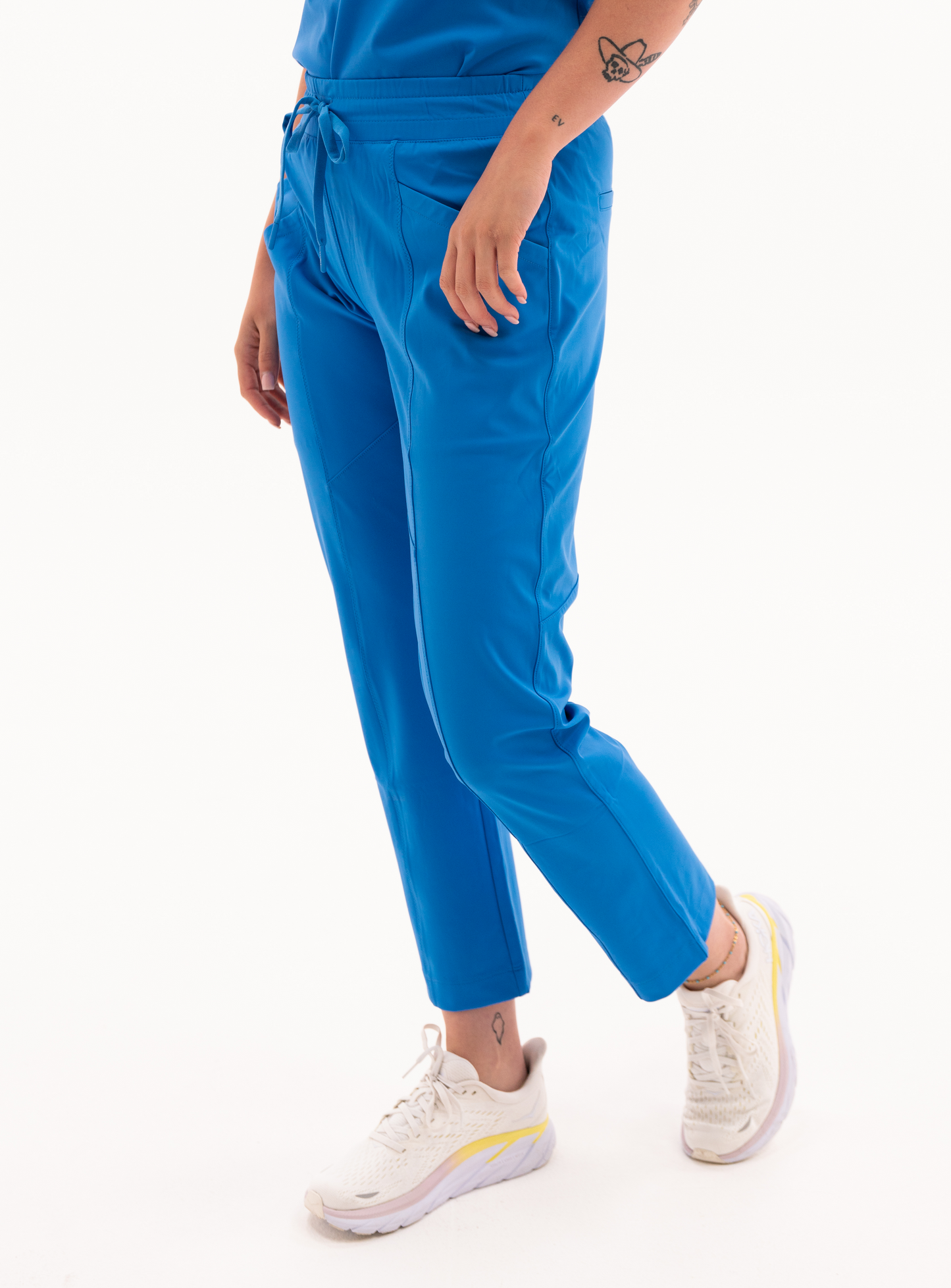 Maggie™ Tapered Crop Scrub Pant - Royal Blue