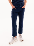 Maggie™ Tapered Crop Scrub Pant - Navy