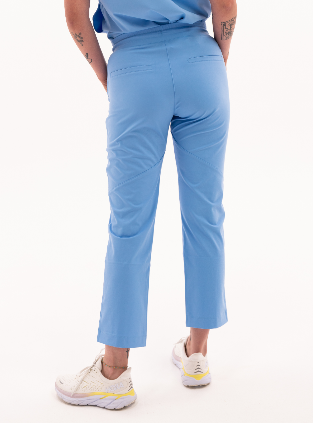 Maggie™ Tapered Crop Scrub Pant - Ceil Blue