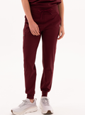 Jana™ Jogger Scrub Pant - Burgundy