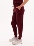 Jana™ Jogger Scrub Pant - Burgundy