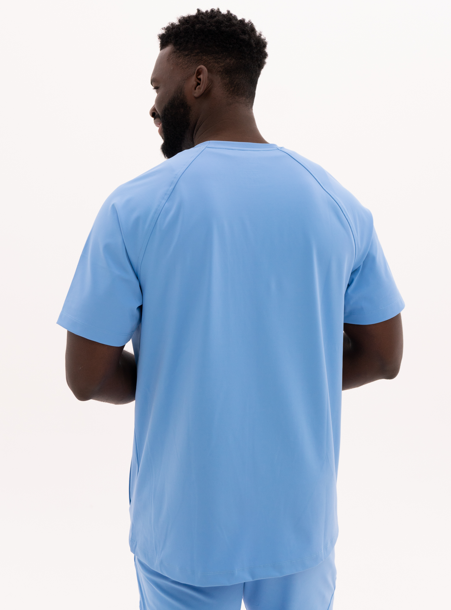 Preston™ Crew Neck Scrub Top - Ceil Blue