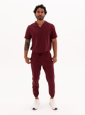 Gerold™ Jogger Scrub Pant - Burgundy