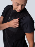Amy Performance Scrub Vest - Black - Detail 1