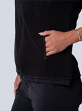 Amy Performance Scrub Vest - Black - Detail 2