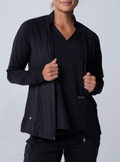 Kelly Performance Scrub Jacket - Black - Detail 2