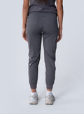 ALTA Jana Jogger Scrub Pant in Grey - back view