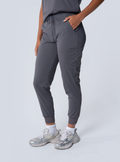 ALTA Jana Jogger Scrub Pant in Grey - side view