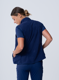 Amy Performance Scrub Vest - Navy - Back