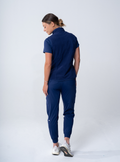 Amy Performance Scrub Vest - Navy - Full Back