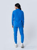 ALTA Kelly Performance Scrub Jacket in Royal Blue - full back view