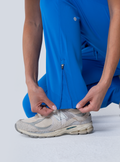 ALTA Macee Straight Leg Scrub Pant in Royal Blue - detail