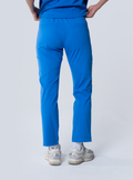 ALTA Maggie Tapered Crop Scrub Pant in Royal Blue - back view