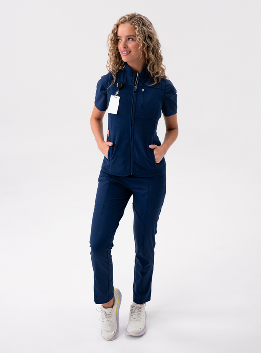 Amy™ Performance Scrub Vest - Navy