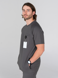 Preston™ Crew Neck Scrub Top - Grey