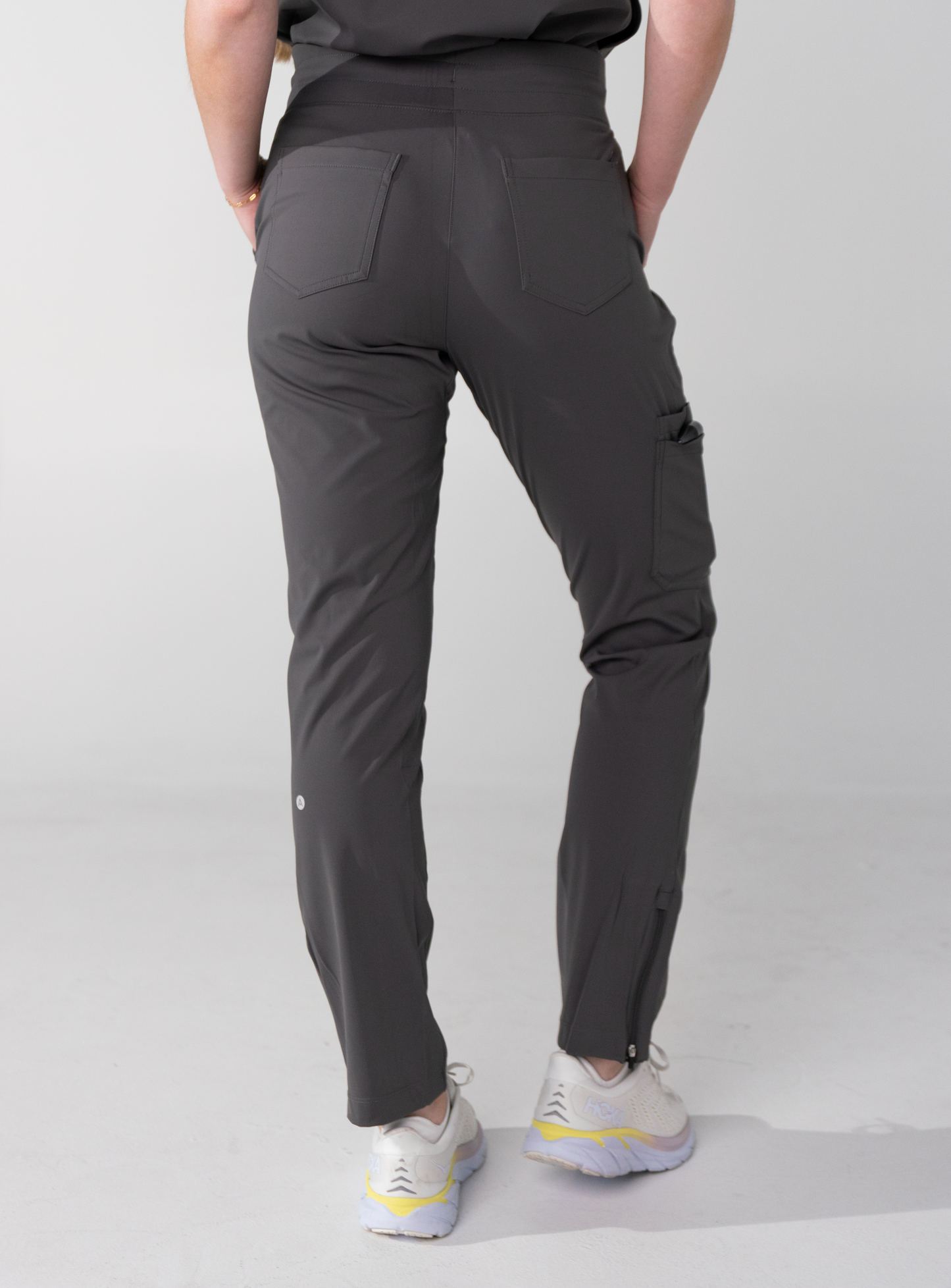 Macee™ Straight Leg Scrub Pant - Grey