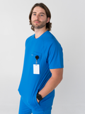 Preston™ Crew Neck Scrub Top - Royal Blue