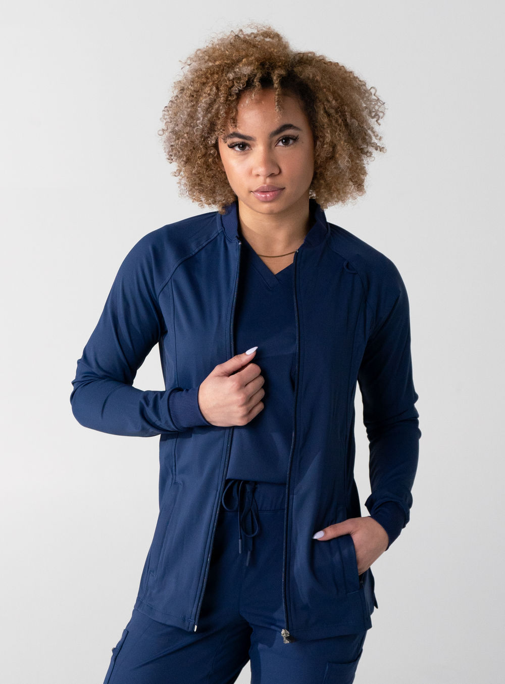 Kelly™ Performance Scrub Jacket - Navy