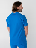 Preston™ Crew Neck Scrub Top - Royal Blue