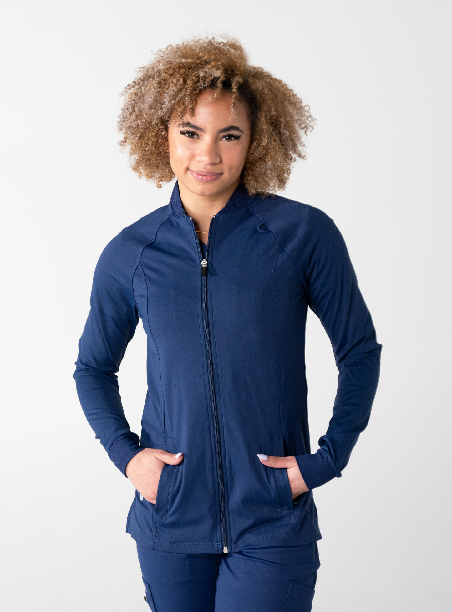 Kelly™ Performance Scrub Jacket - Navy