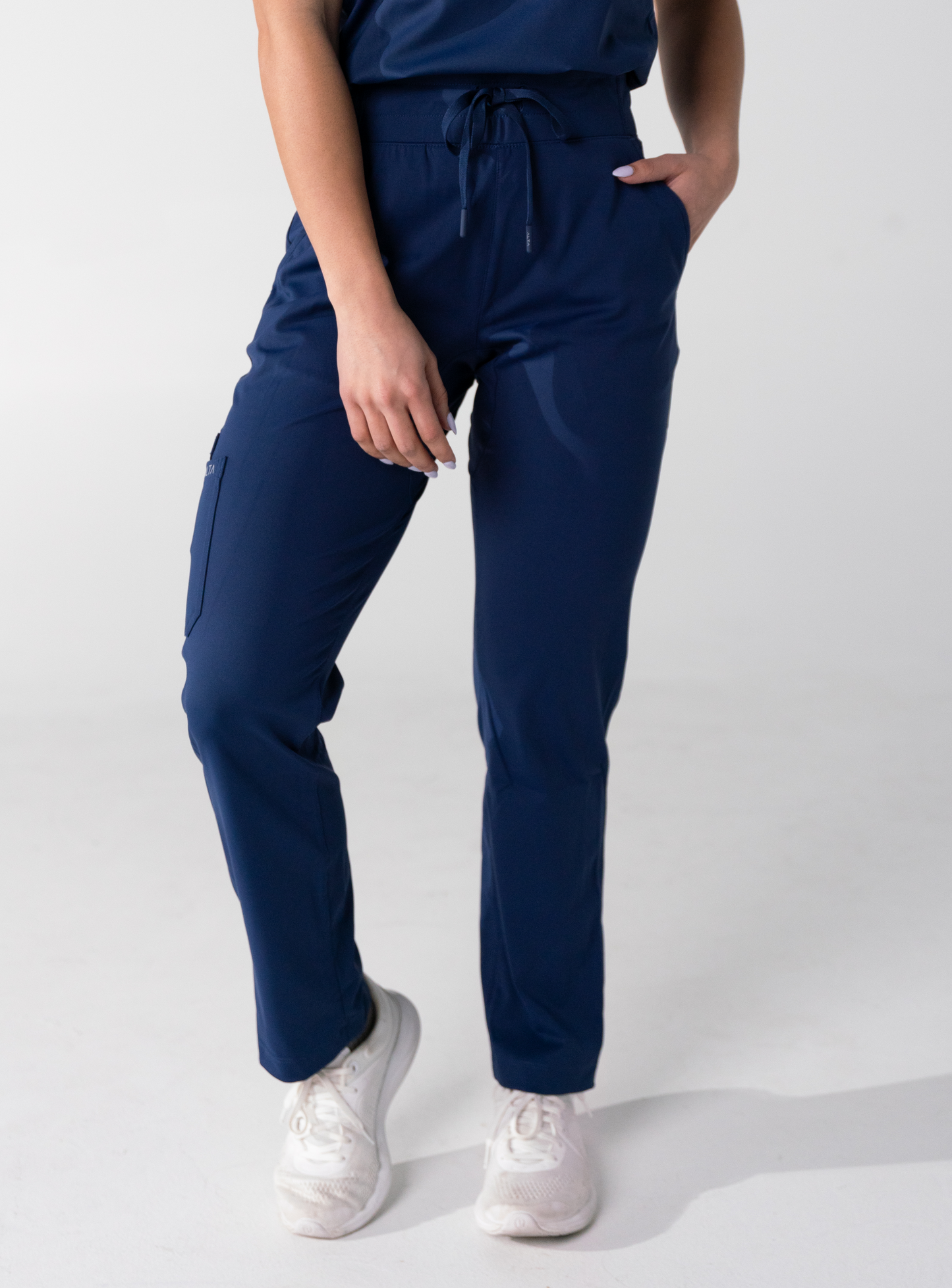 Macee™ Straight Leg Scrub Pant - Navy