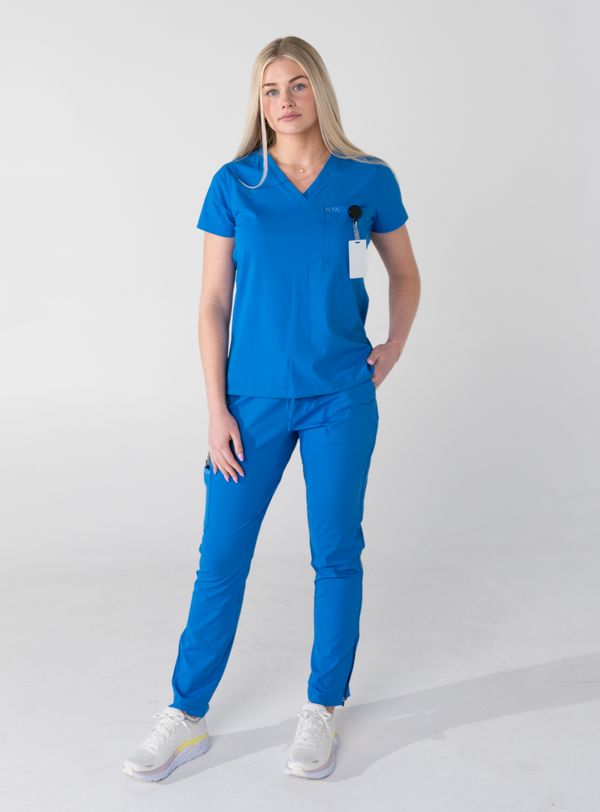 Macee™ Straight Leg Scrub Pant - Royal Blue