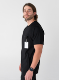 Preston™ Crew Neck Scrub Top - Black